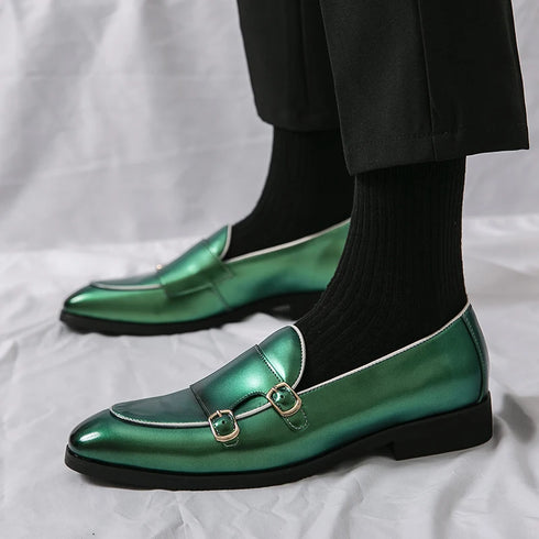 Elegant Men's Leather Loafers with Tassel Design - Comfortable Slip-On Moccasin Shoes for Formal Business and Casual Occasions, Available in Big Sizes 38-48